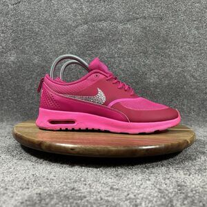 Nike Air Max Thea 599409-604 Womens Sz 7.5 Pink Bejeweled Athletic Running Shoes